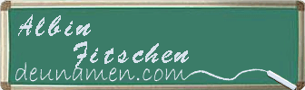 Albin Fitschen Visitenkarte